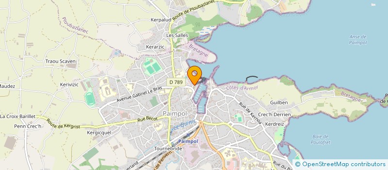 localisation de l'entreprise COVEX-GUEZENNEC  PAIMPOL