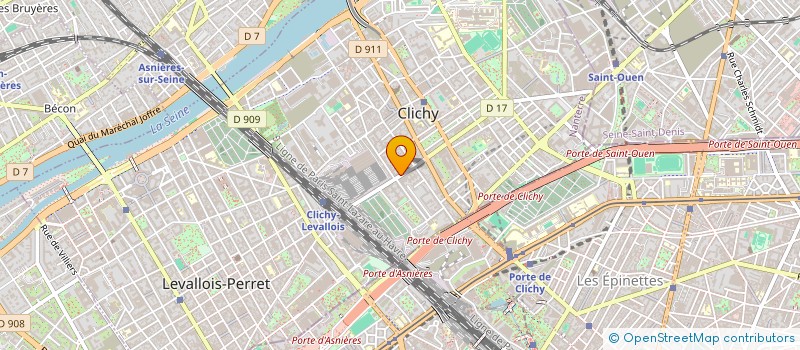 localisation de l'entreprise COVI 2 à CLICHY