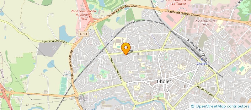 localisation de l'entreprise COVI INVEST  CHOLET