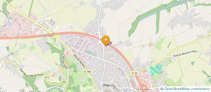 localisation de l'entreprise COVIA INGENIERIE à SAINT-BRIEUC