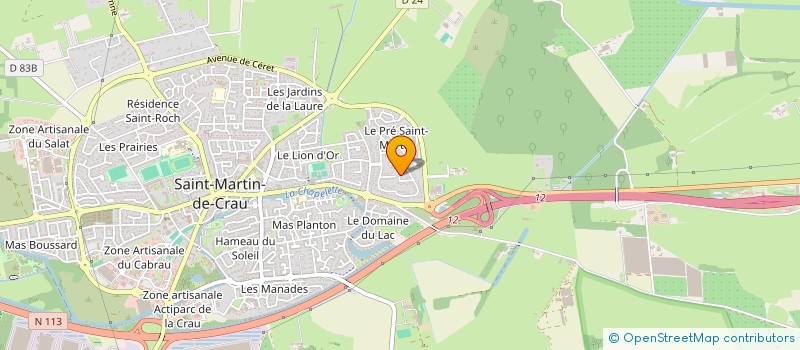 localisation de l'entreprise COVIAL à SAINT-MARTIN-DE-CRAU