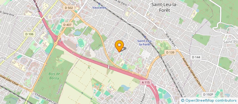 localisation de l'entreprise COVIBAT  SAINT-LEU-LA-FORET