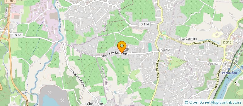 localisation de l'entreprise COVICAUR  CHARLY