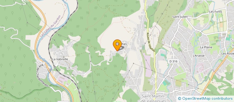 localisation de l'entreprise COVIMA  SAINT-MARTIN-DE-VALGALGUES