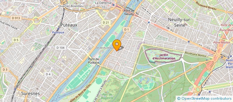 localisation de l'entreprise COVIMAGES à NEUILLY-SUR-SEINE