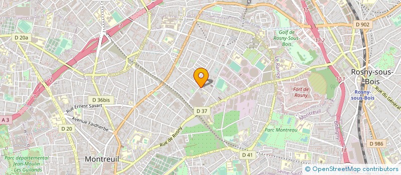 localisation de l'entreprise COVIMET SAS à MONTREUIL