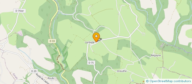 localisation de l'entreprise COVIMMO  GINALS