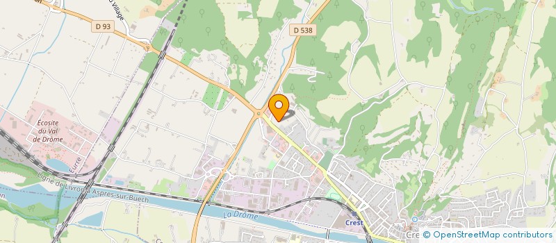 localisation de l'entreprise COVIMMO CREST  CREST