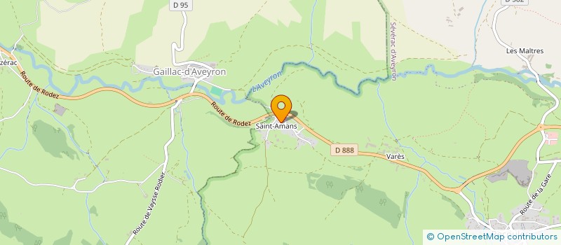 localisation de l'entreprise COVINHES ENERGIE  SEVERAC D'AVEYRON