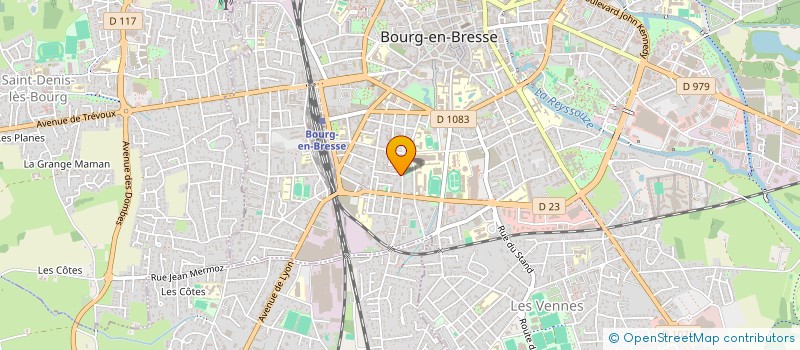 localisation de l'entreprise COVIP à BOURG-EN-BRESSE
