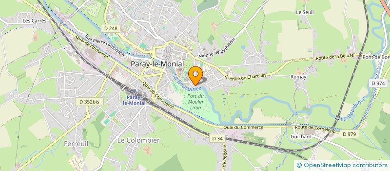 localisation de l'entreprise COVIPRAL  PARAY-LE-MONIAL