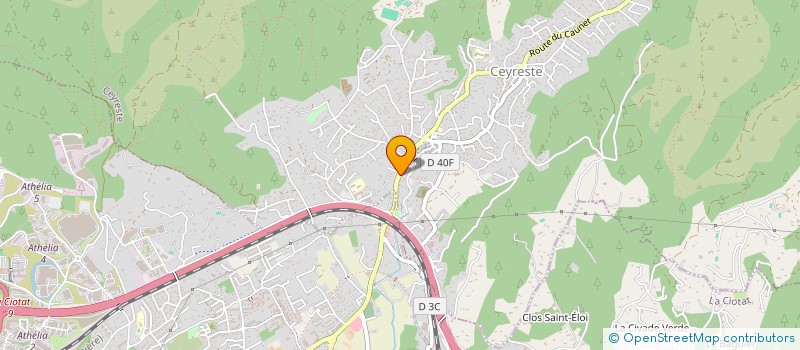 localisation de l'entreprise COVIR à CEYRESTE