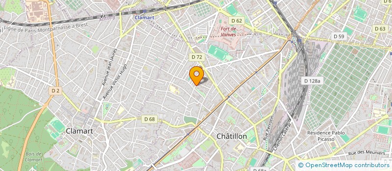 localisation de l'entreprise COVIRT  CHATILLON