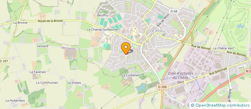 localisation de l'entreprise COVISION à LE RHEU