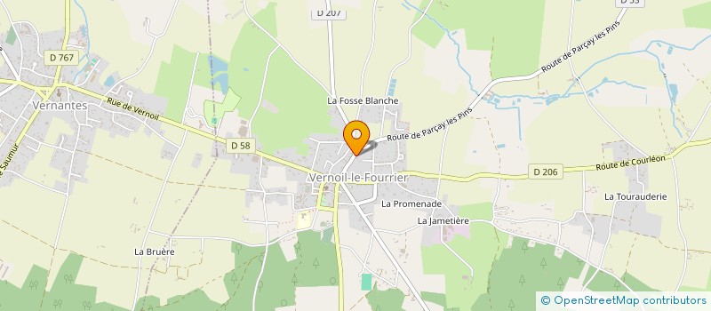 localisation de l'entreprise COVITEC  VERNOIL-LE-FOURRIER