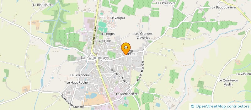 localisation de l'entreprise COVITECH  MAUGES-SUR-LOIRE