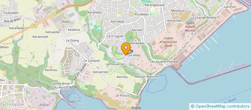 localisation de l'entreprise COVITREL  BREST