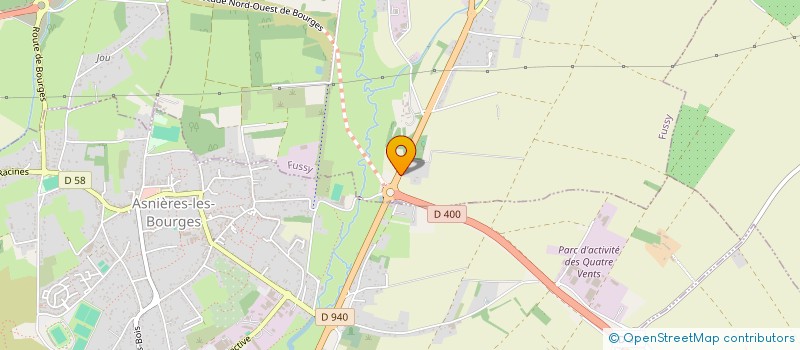 localisation de l'entreprise COVOITURAGE DU CHER (COVOIT 18)  FUSSY