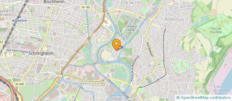 localisation de l'entreprise COW LAND  STRASBOURG