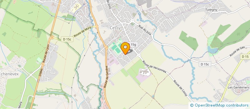 localisation de l'entreprise COWABUNGA  CESSY