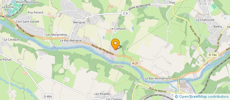 localisation de l'entreprise COWABUNGA à ISLE