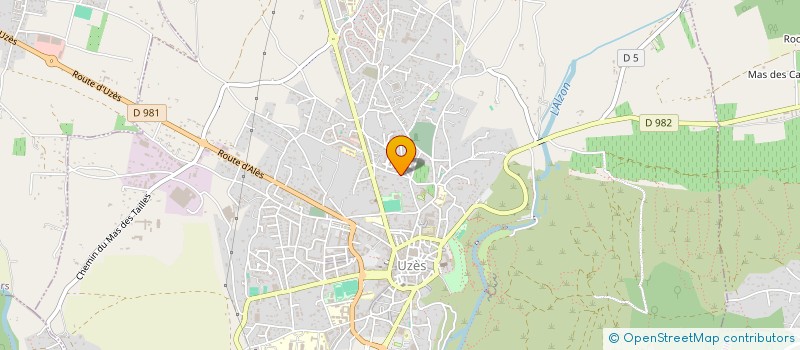 localisation de l'entreprise COWFARD  UZES