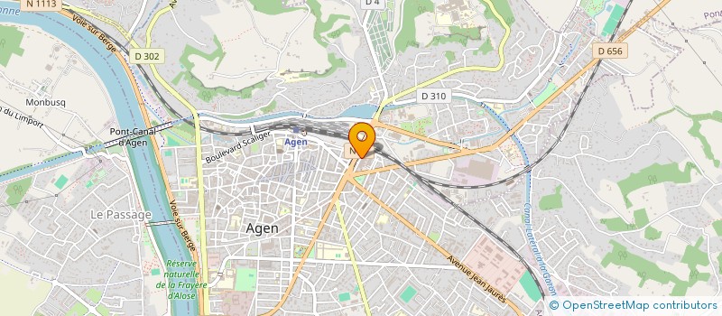 localisation de l'entreprise COWILL à AGEN