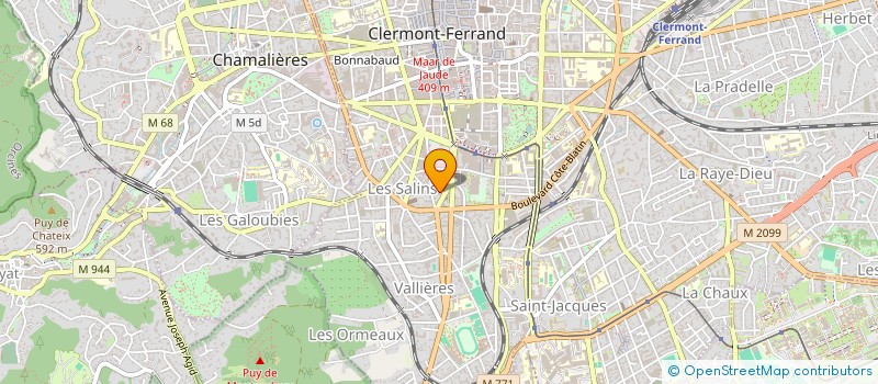 localisation de l'entreprise COWORK'IT  CLERMONT-FERRAND