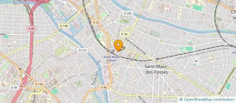 localisation de l'entreprise COWORKIN à SAINT-MAUR-DES-FOSSES