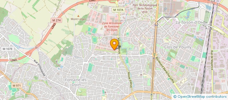 localisation de l'entreprise COWORKINDIJON  FONTAINE-LES-DIJON