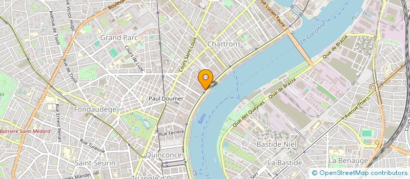 localisation de l'entreprise COWORKING G&O  BORDEAUX