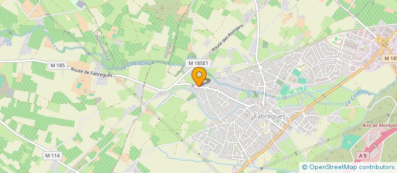 localisation de l'entreprise COWORKING IMMO  FABREGUES