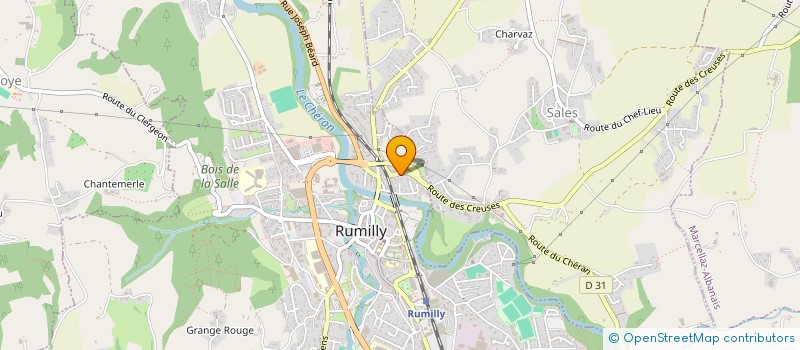 localisation de l'entreprise COX'AVENU'  RUMILLY