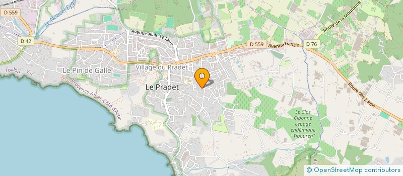 localisation de l'entreprise COX IN HELL à LE PRADET