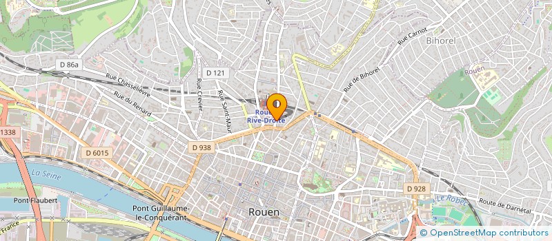 localisation de l'entreprise COX MUTEL INDIVISION  ROUEN