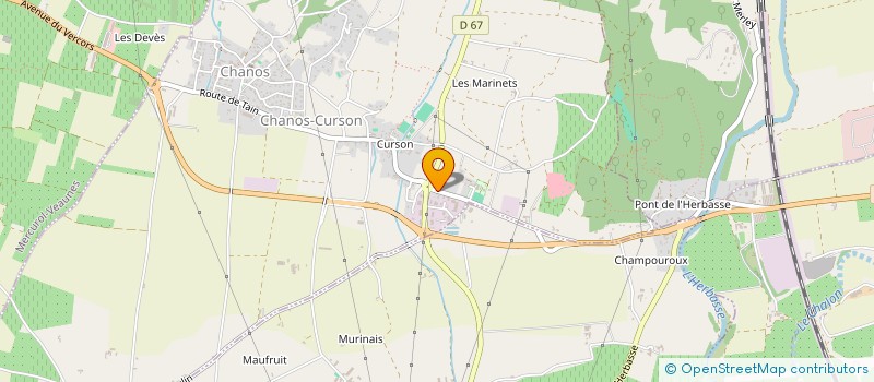 localisation de l'entreprise COX ONE  CHANOS-CURSON