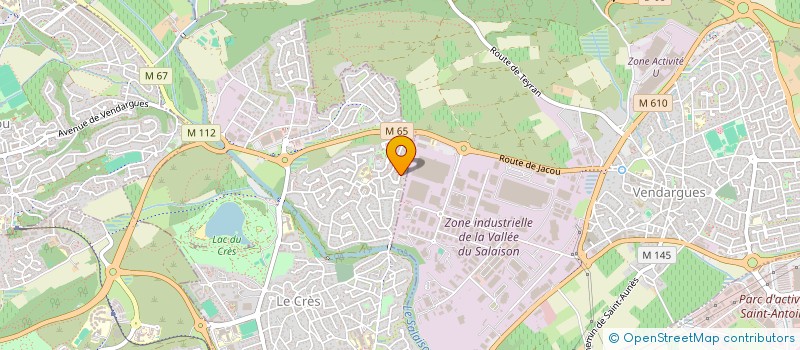 localisation de l'entreprise COXI à LE CRES