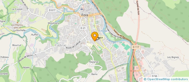 localisation de l'entreprise COXIN'AILES à FOIX