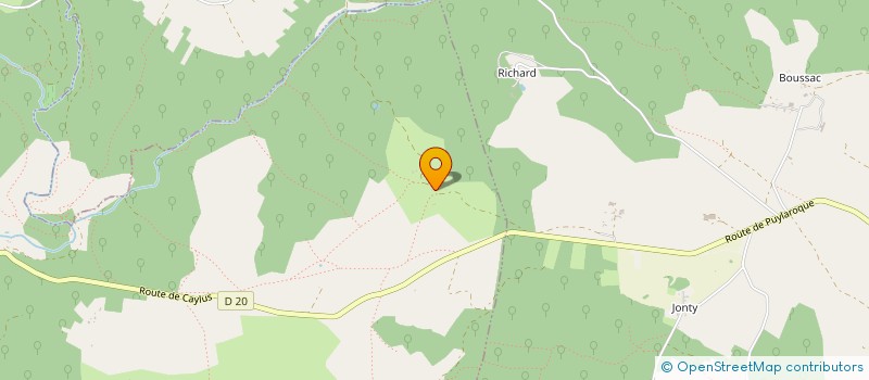 localisation de l'entreprise COXINEL ET LE BALADIN  PUYLAROQUE