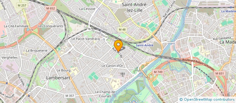 localisation de l'entreprise COXINELLE à LAMBERSART