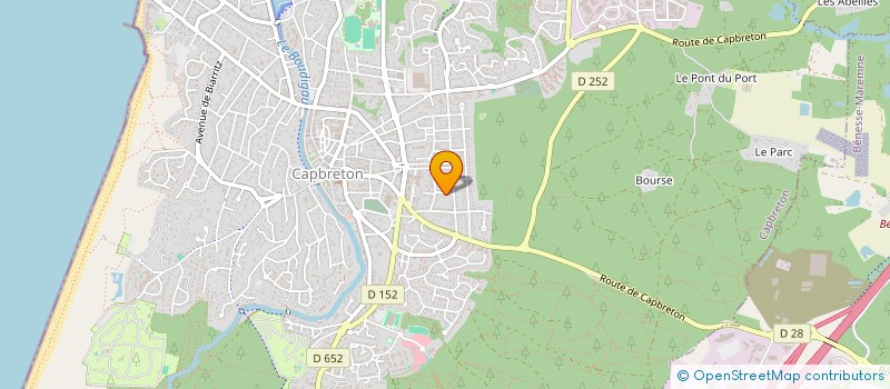 localisation de l'entreprise COY à CAPBRETON