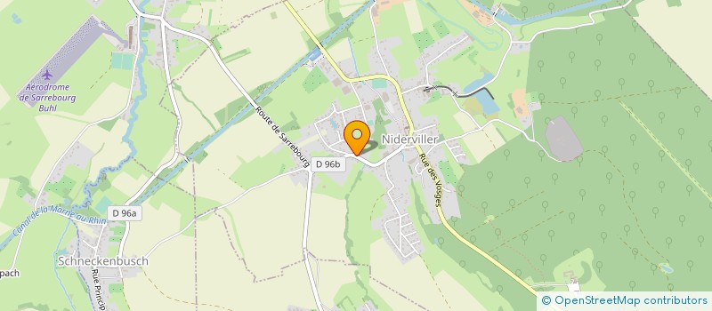 localisation de l'entreprise COYA  NIDERVILLER