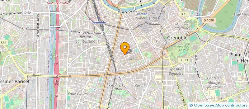 localisation de l'entreprise COYA à GRENOBLE