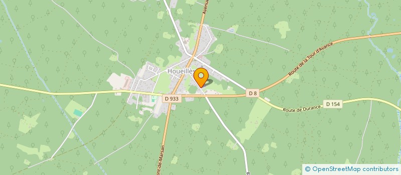 localisation de l'entreprise COYA  HOUEILLES