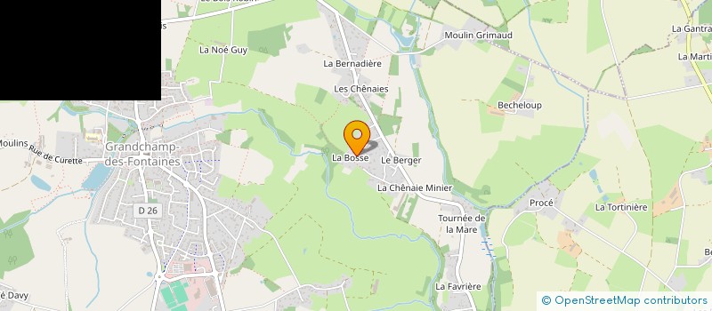 localisation de l'entreprise COYAC HOLDING à GRANDCHAMP-DES-FONTAINES