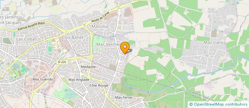 localisation de l'entreprise COYE-TITA  PERPIGNAN