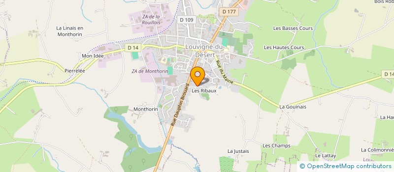 localisation de l'entreprise COYER LAURENT à LOUVIGNE-DU-DESERT