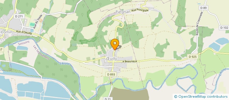 localisation de l'entreprise COYOLLES  UILLY