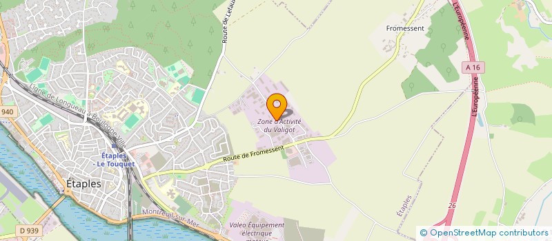 localisation de l'entreprise COYOT MOTORS à ETAPLES