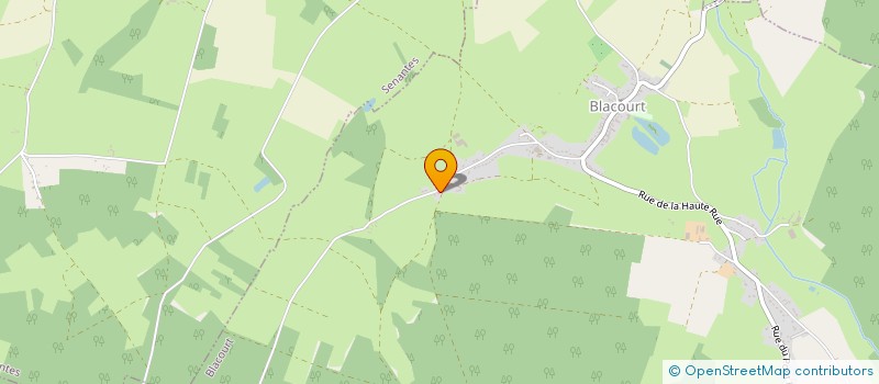 localisation de l'entreprise COYOT PAYSAGE  BLACOURT